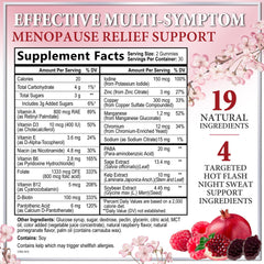 Hello Lovely menopause gummies with raspberry flavor for easy daily relief.