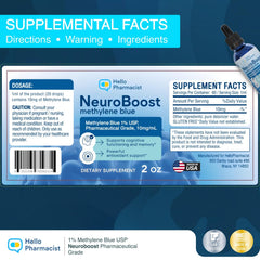 HelloPharmacist NeuroBoost liquid pour demonstrates easy administration.