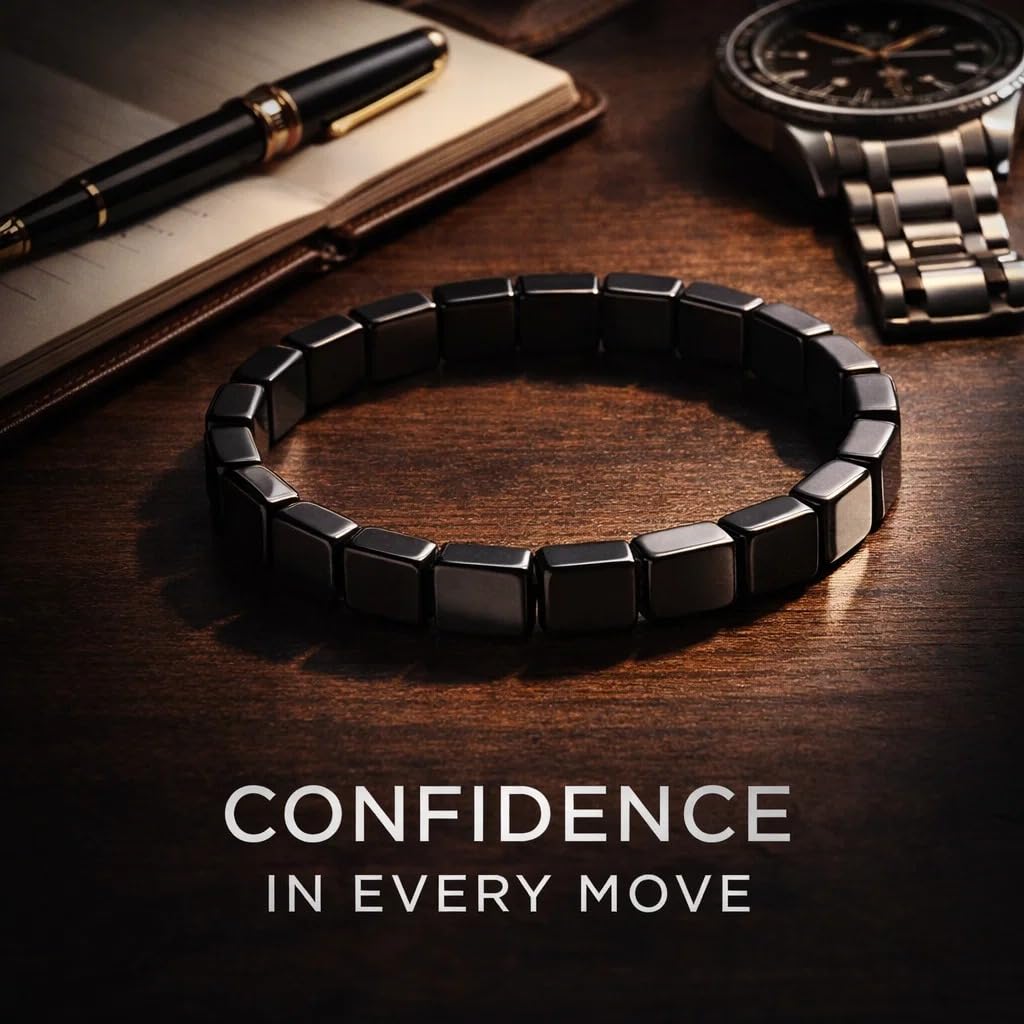 Hemios hematite bracelet for men suitable for daily wear