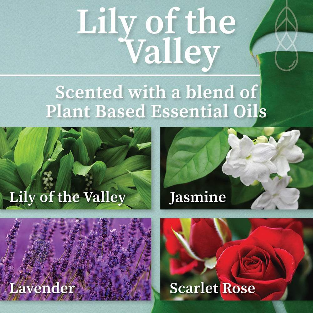 Hemlock Park lily of the valley candle for calming ambience