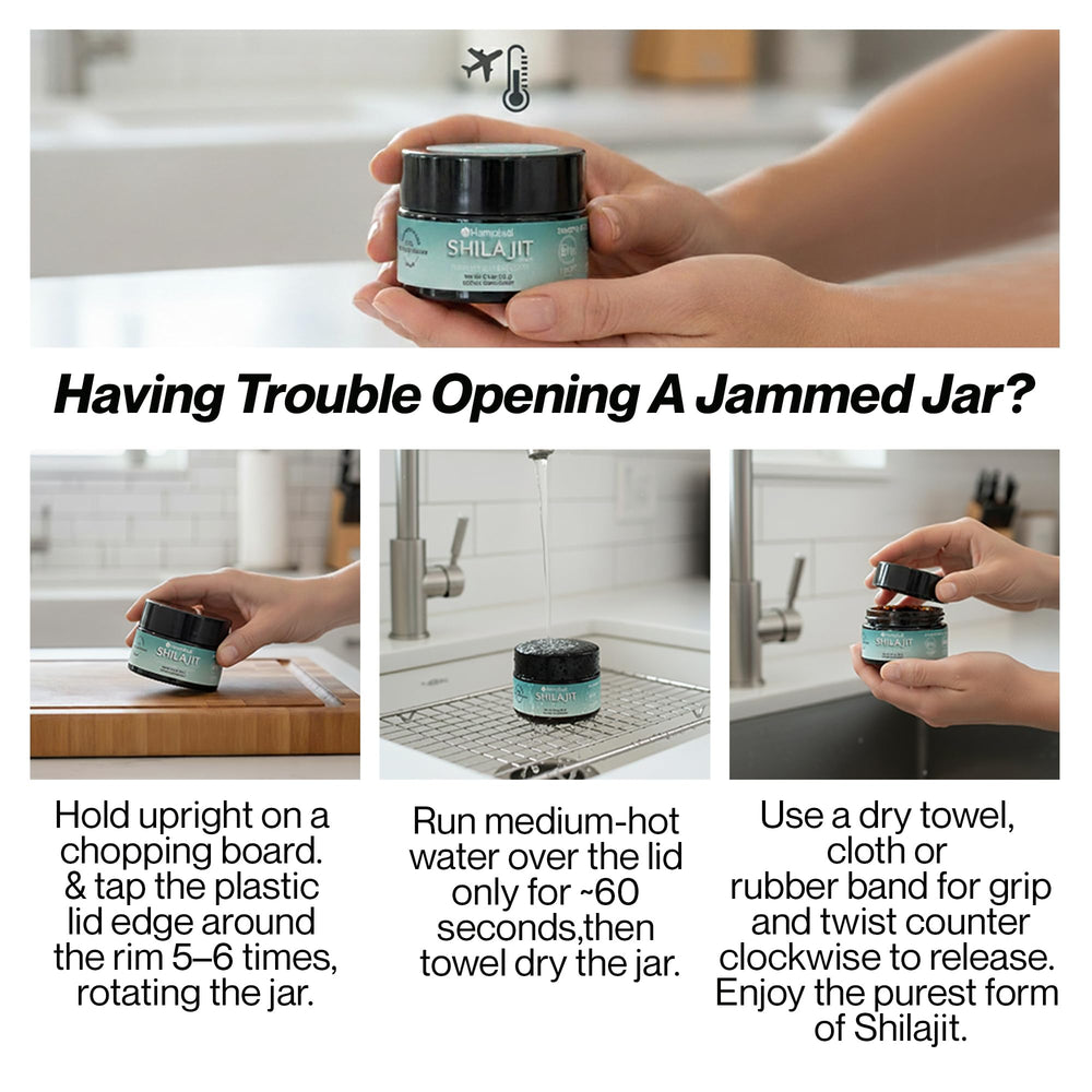 Hempbuti Shilajit serving jar 150 servings illustrates easy daily use