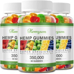 Hemyum Hemp Gummies pack front, a nightly wellness option