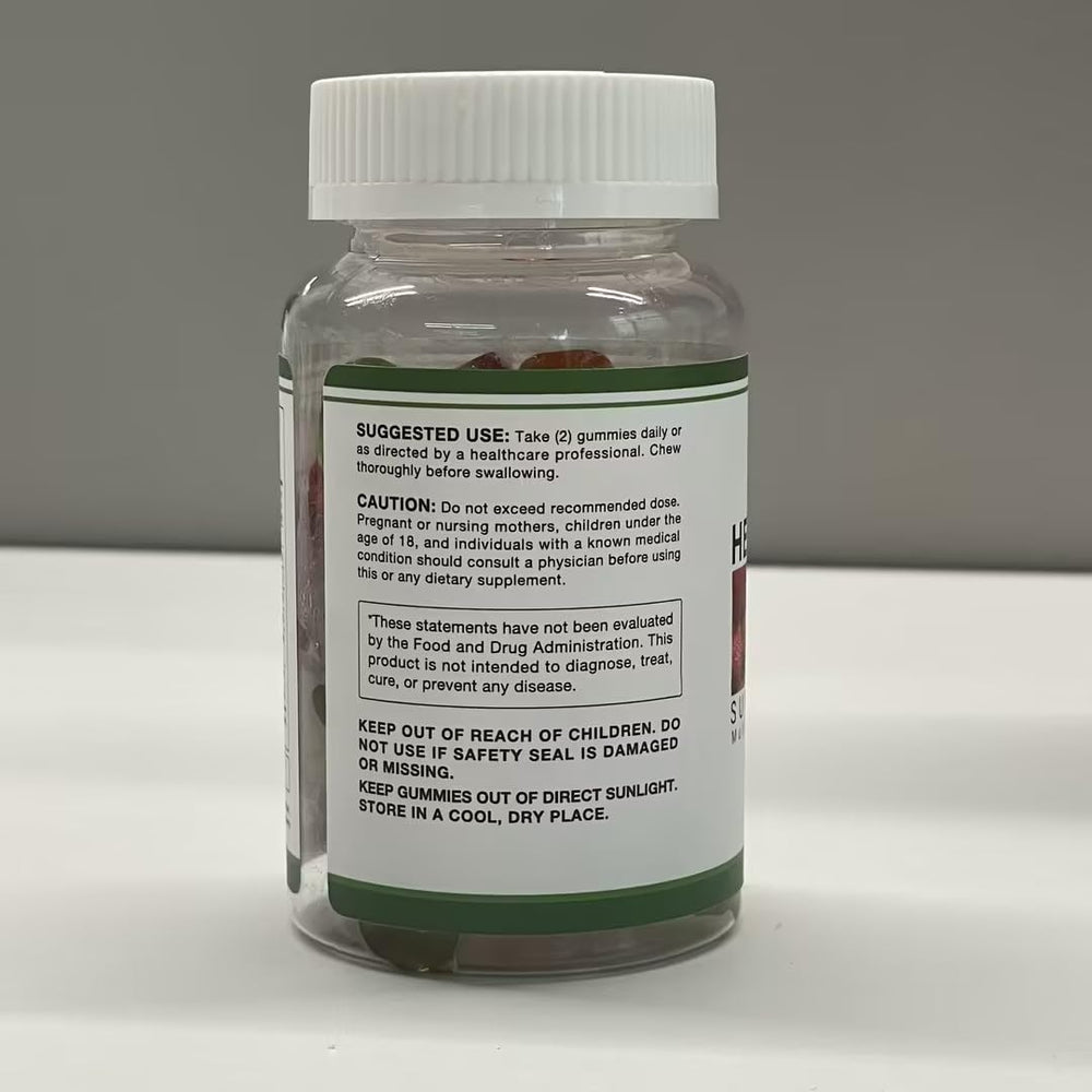 Hemyum Omega Gummies gummy closeup showing soft texture for easy consumption
