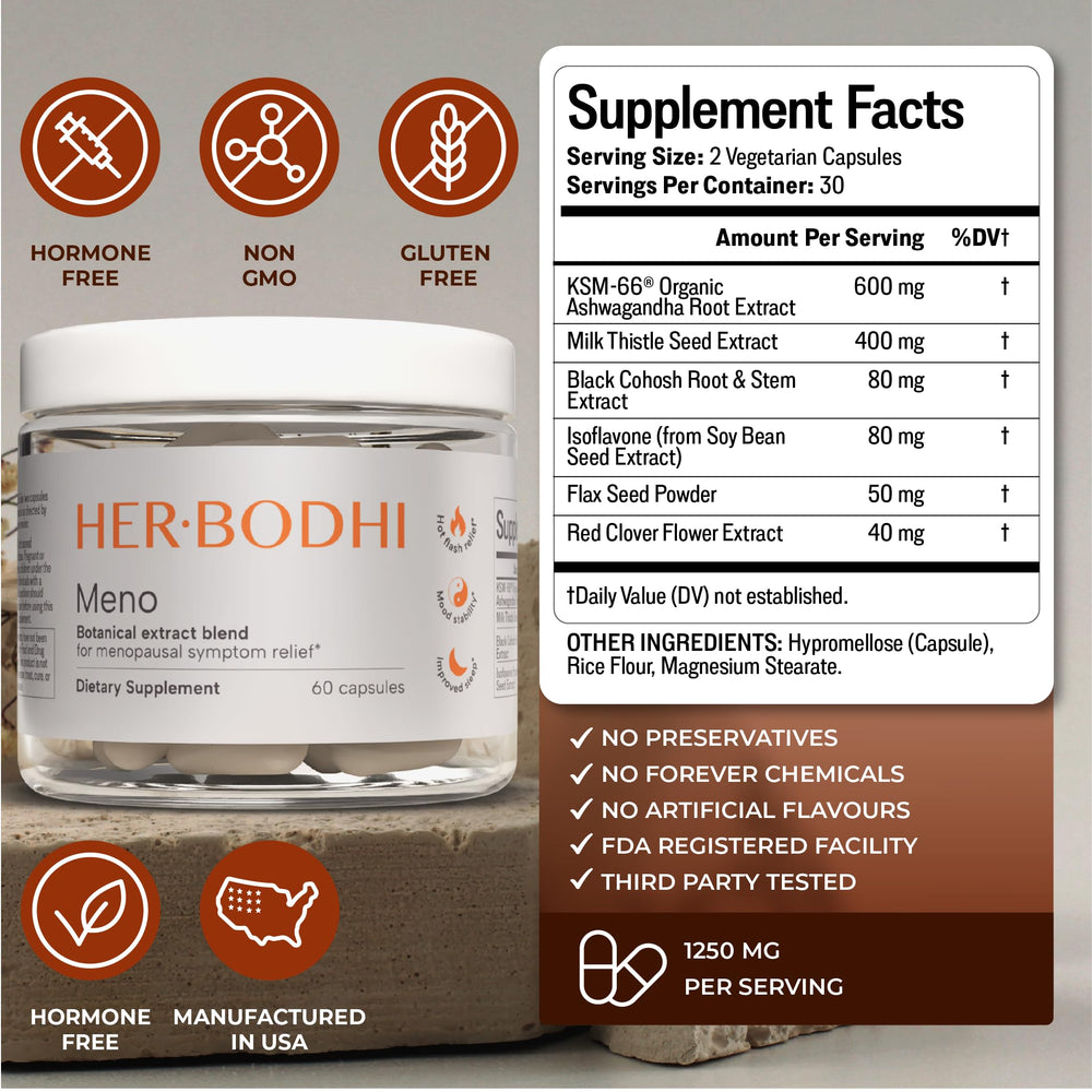 Eco-friendly packaging design of Her Bodhi MENO.