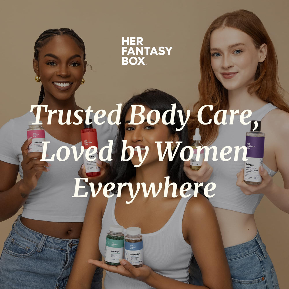 Her Fantasy Box after-menstruation care concept image.