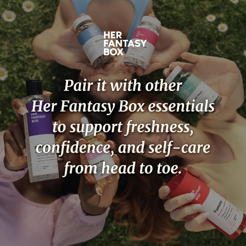Her Fantasy Box odor reduction visual detail.