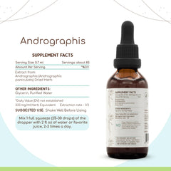 HerbEra Andrographis B60 bottle pour: convenient dosing for daily routines.