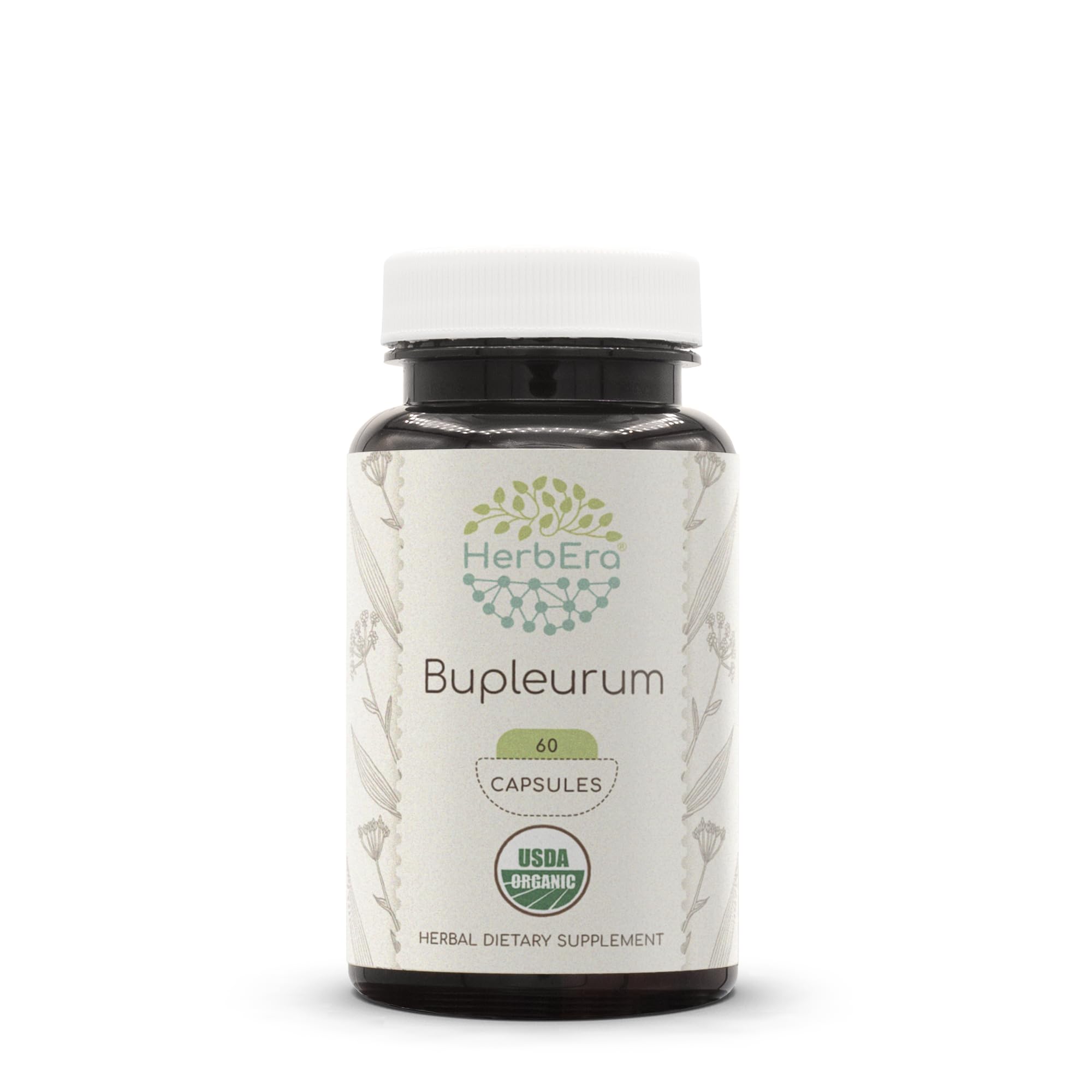 HerbEra Bupleurum liquid extract bottle with organic formula for daily support