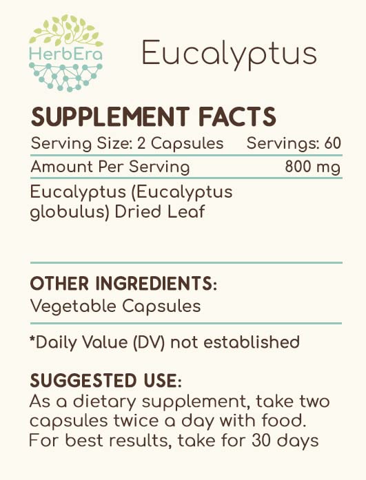 HerbEra eucalyptus bottle on kitchen counter for easy everyday use.