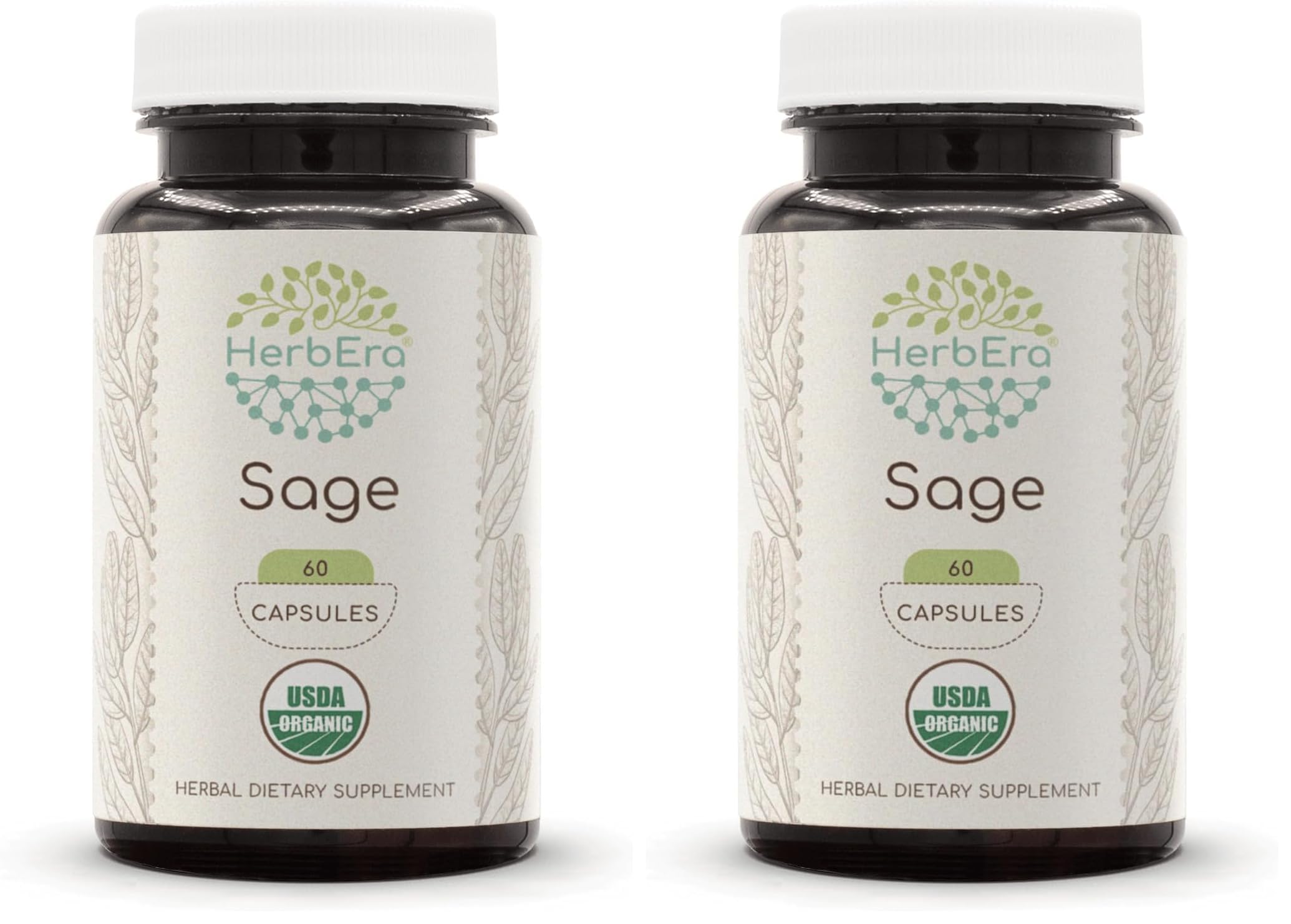 HerbEra Sage dried leaf capsules pack for daily wellness