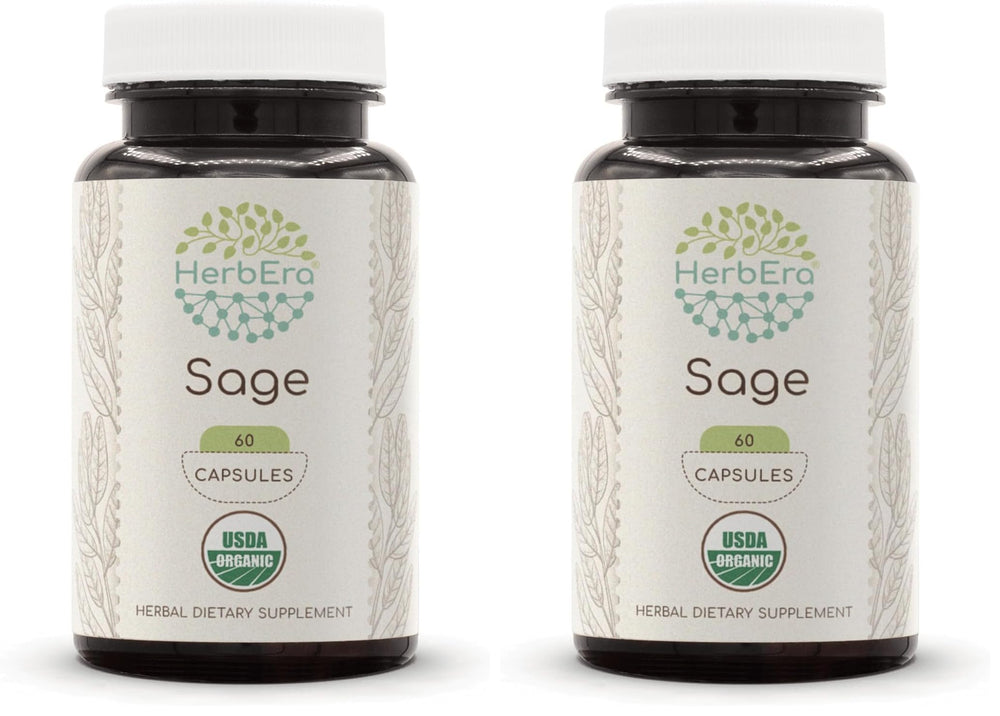 HerbEra Sage dried leaf capsules pack for daily wellness