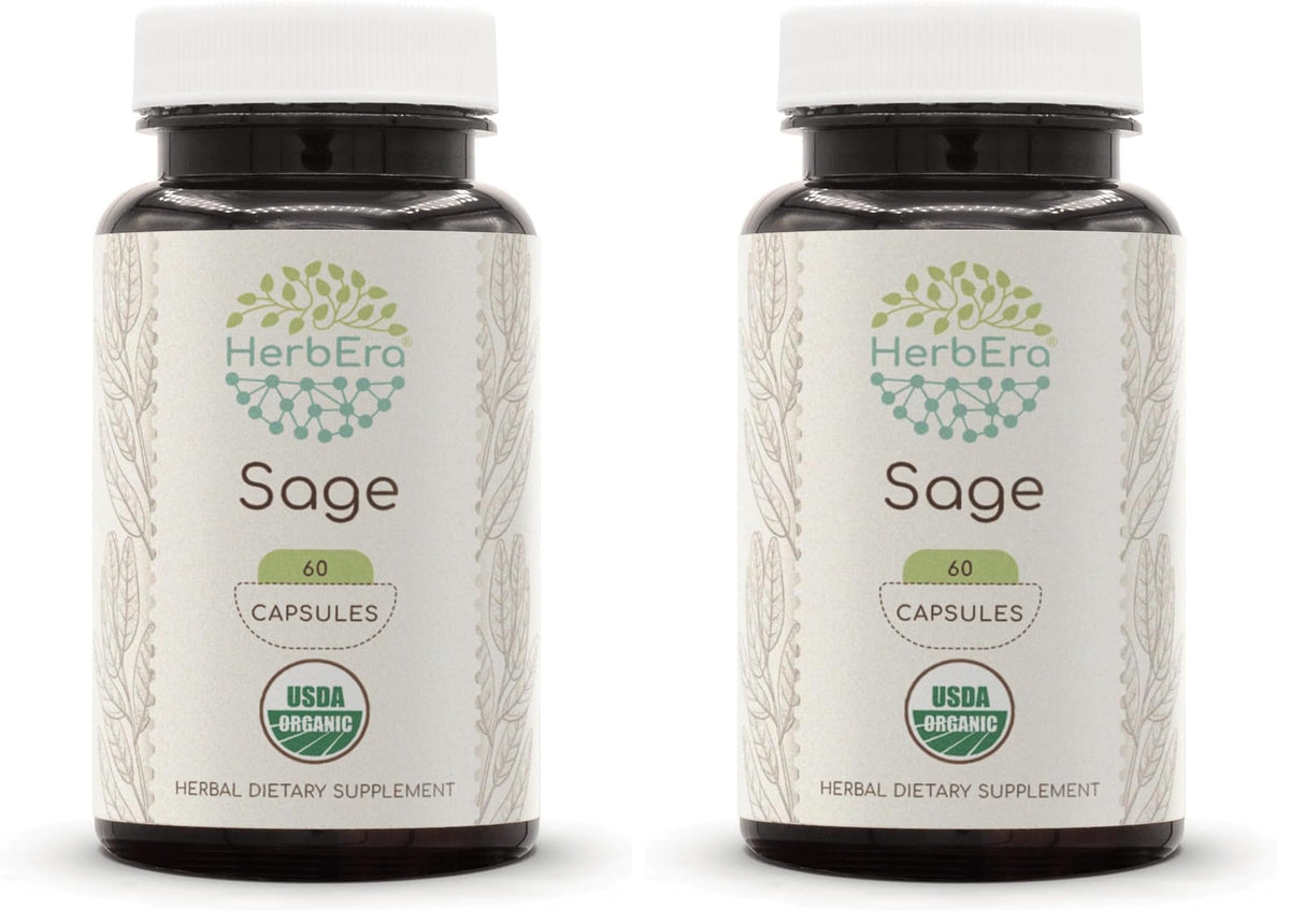 HerbEra Sage dried leaf capsules pack for daily wellness