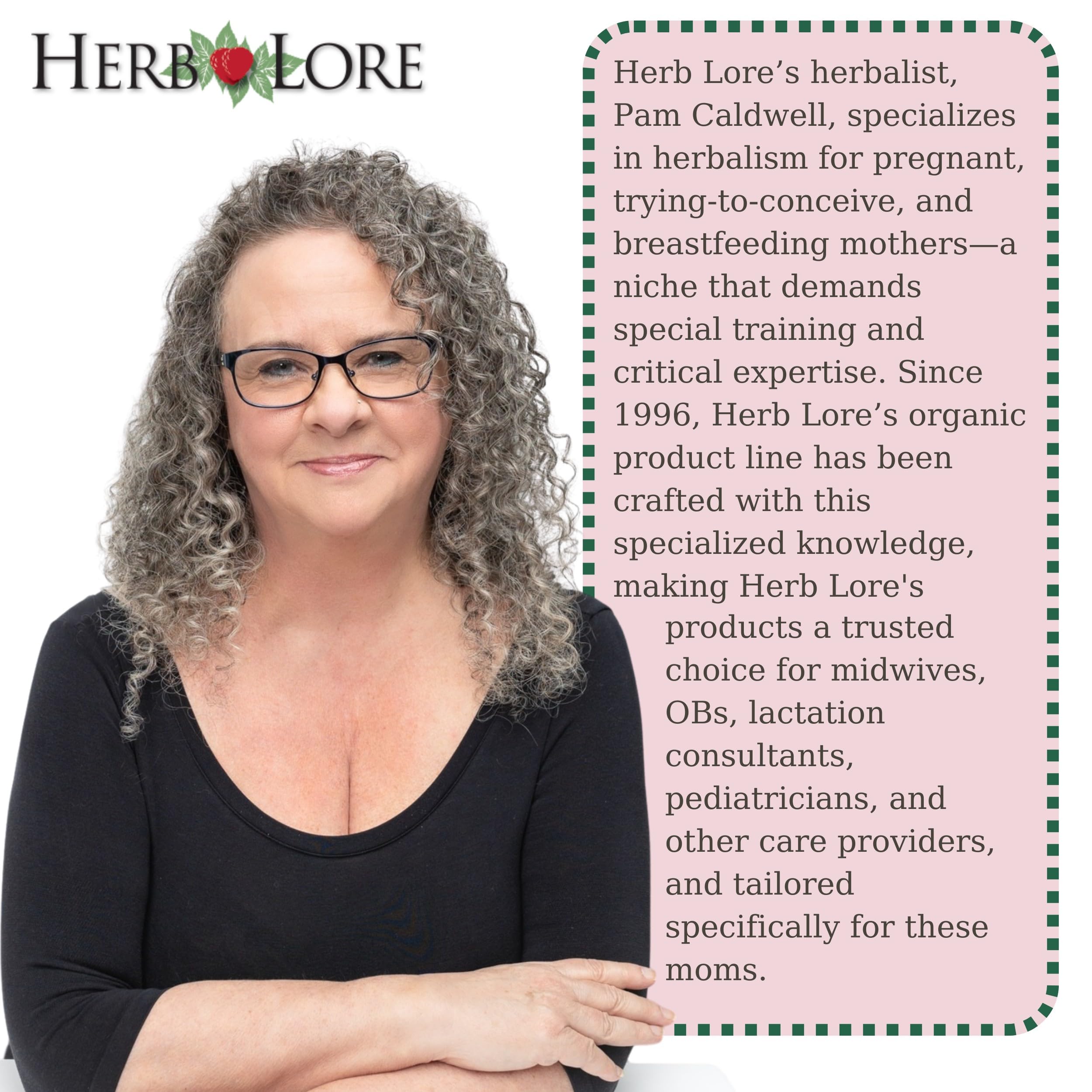 Herb Lore Organic tincture bottle with dropper for daily use.