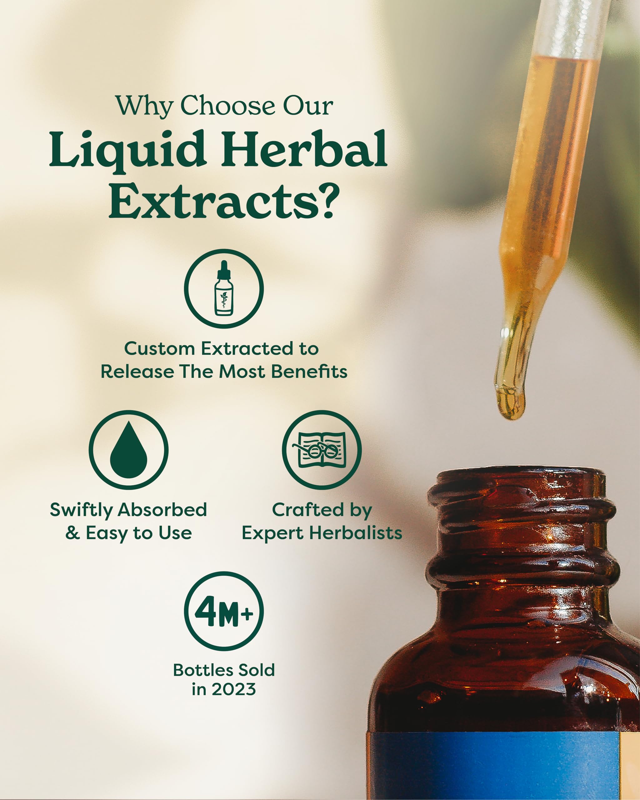 Herb Pharm olive leaf extract glass bottle ready for daily immune support