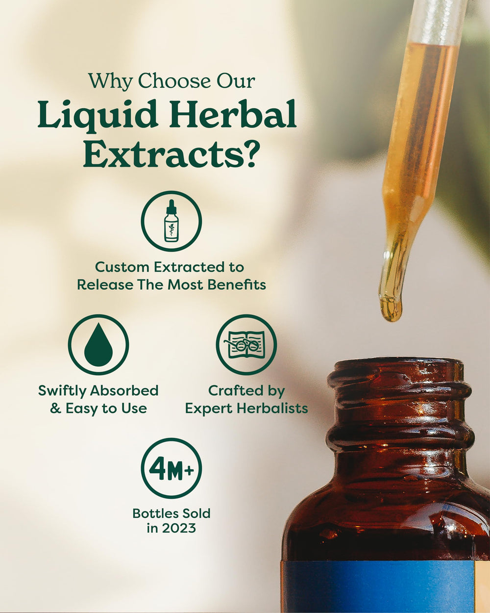 Herb Pharm olive leaf extract glass bottle ready for daily immune support