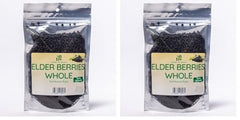 Herb To Body elderberry whole bottle ready for syrups and teas