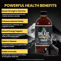 Herb To Body Shilajit Bitter bottle close-up with label detail