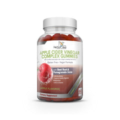 Herba Heal ACV gummies ingredients with mother, beet, and pomegranate for flavor and cleanse