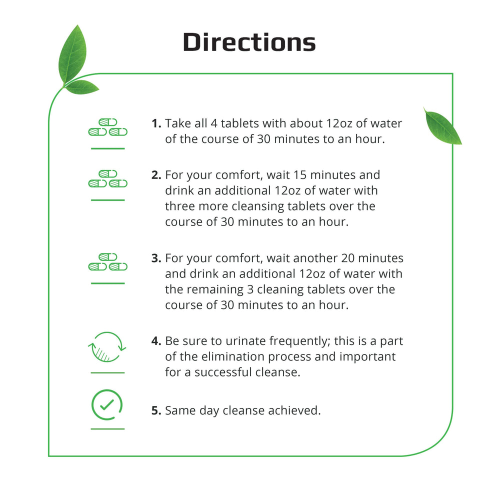 Herbal Clean QTabs packaging highlighting all-natural formula