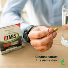 Pour-ready Herbal Clean QTabs tablet image for quick use
