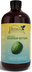 Herbal Connections organic soursop bitters bottle for daily wellness.