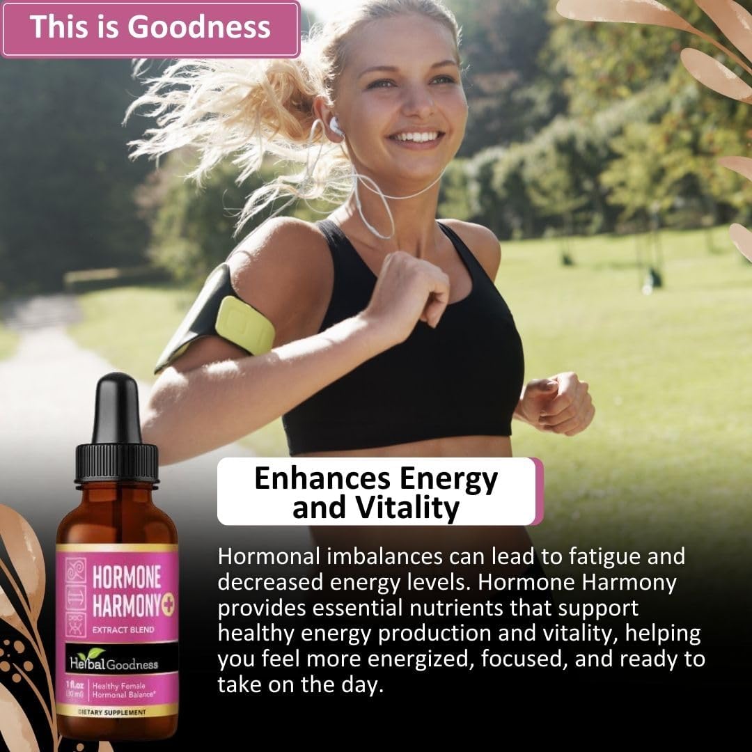 Herbal Goodness Female Support packaging box with clear gluten-free labeling