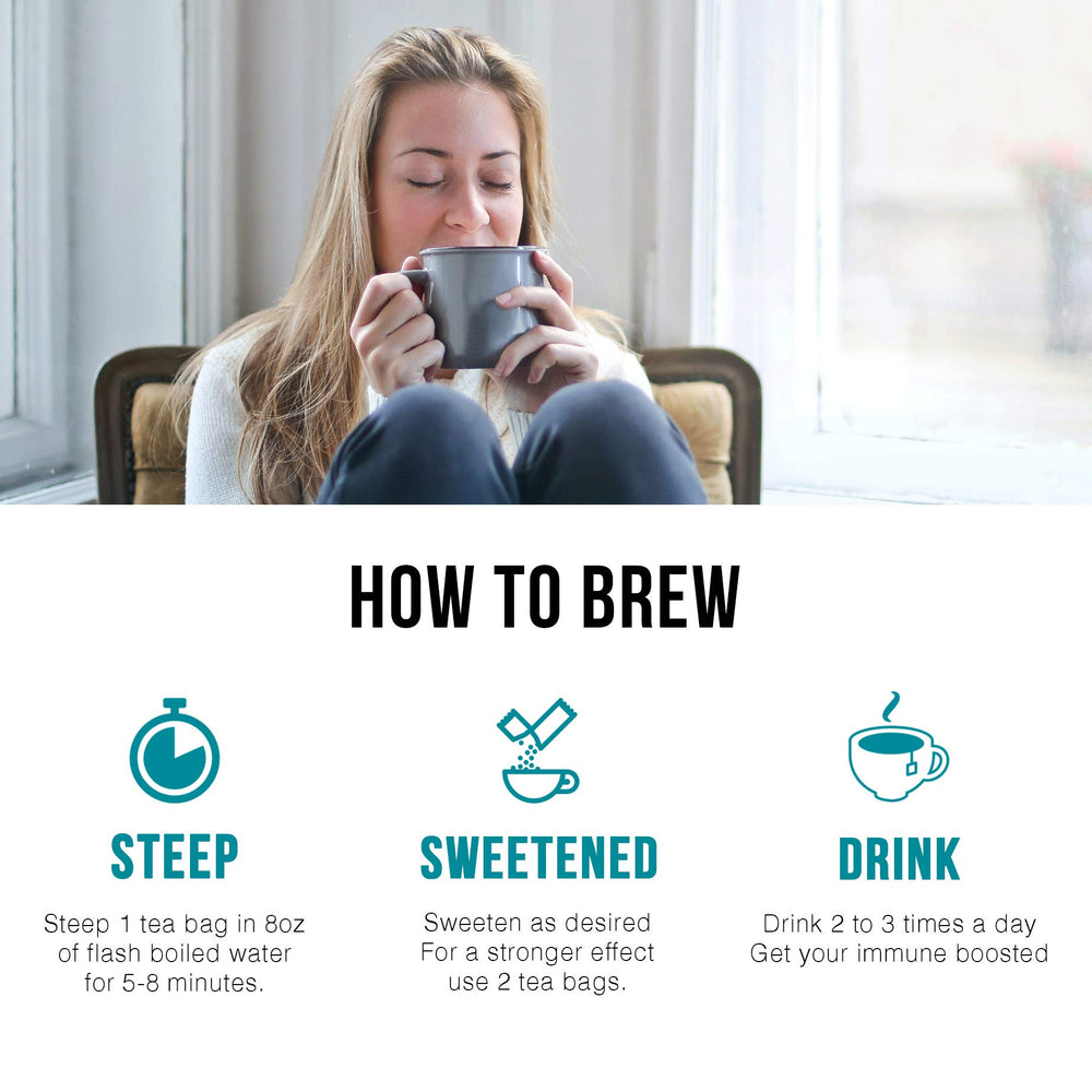 Herbal Goodness Guava Tea brewed in a cup with soothing aroma