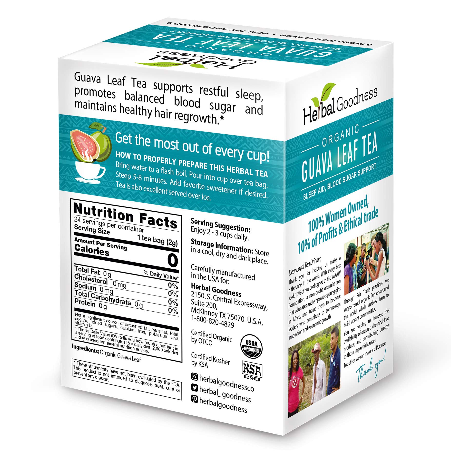 Herbal Goodness Guava Tea suited for evening relaxation and gentle digestion