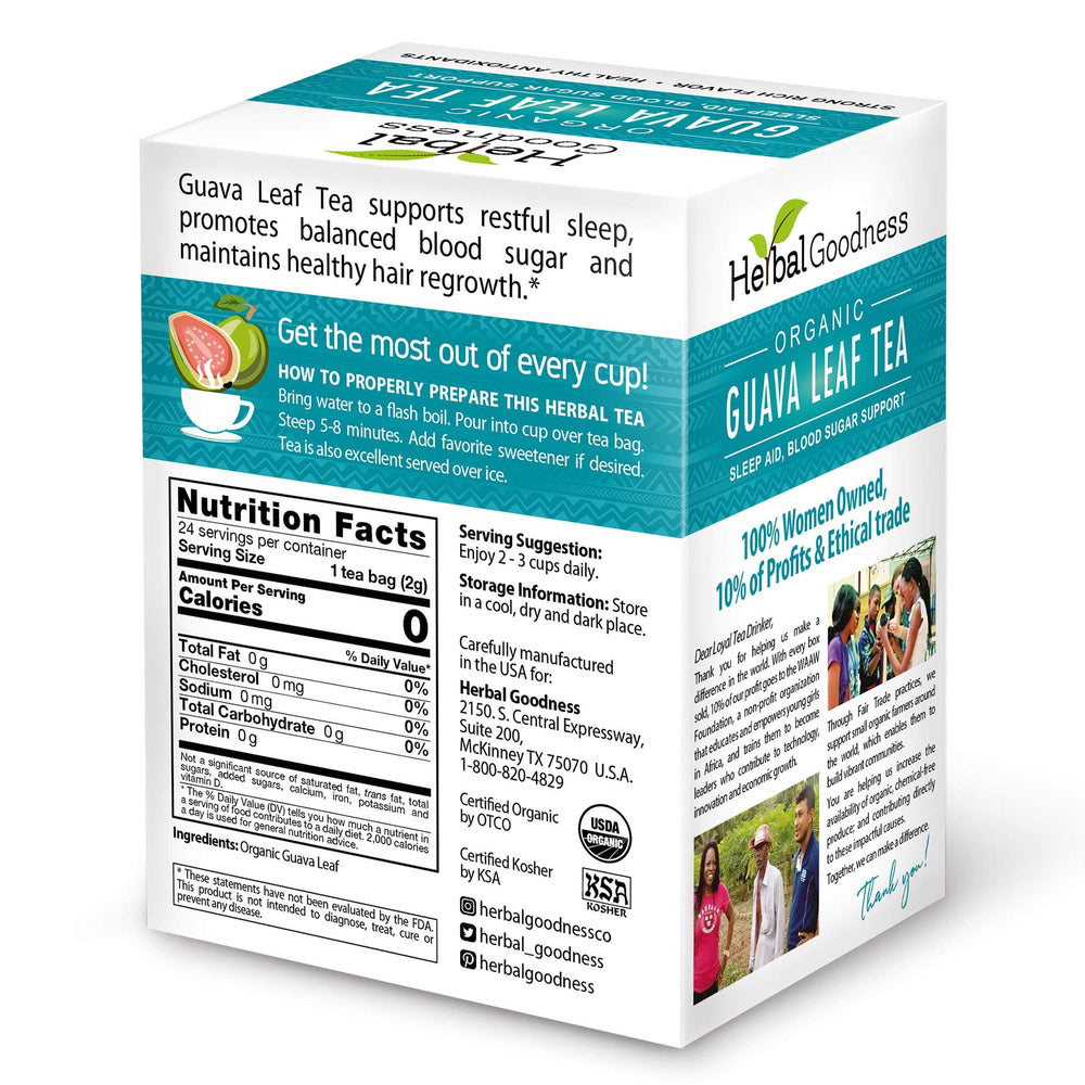 Herbal Goodness Guava Tea suited for evening relaxation and gentle digestion