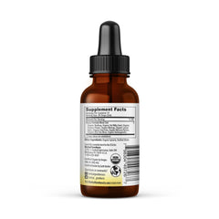 Dropper dispensing Herbal Goodness Kids Focus liquid drops for easy dosing