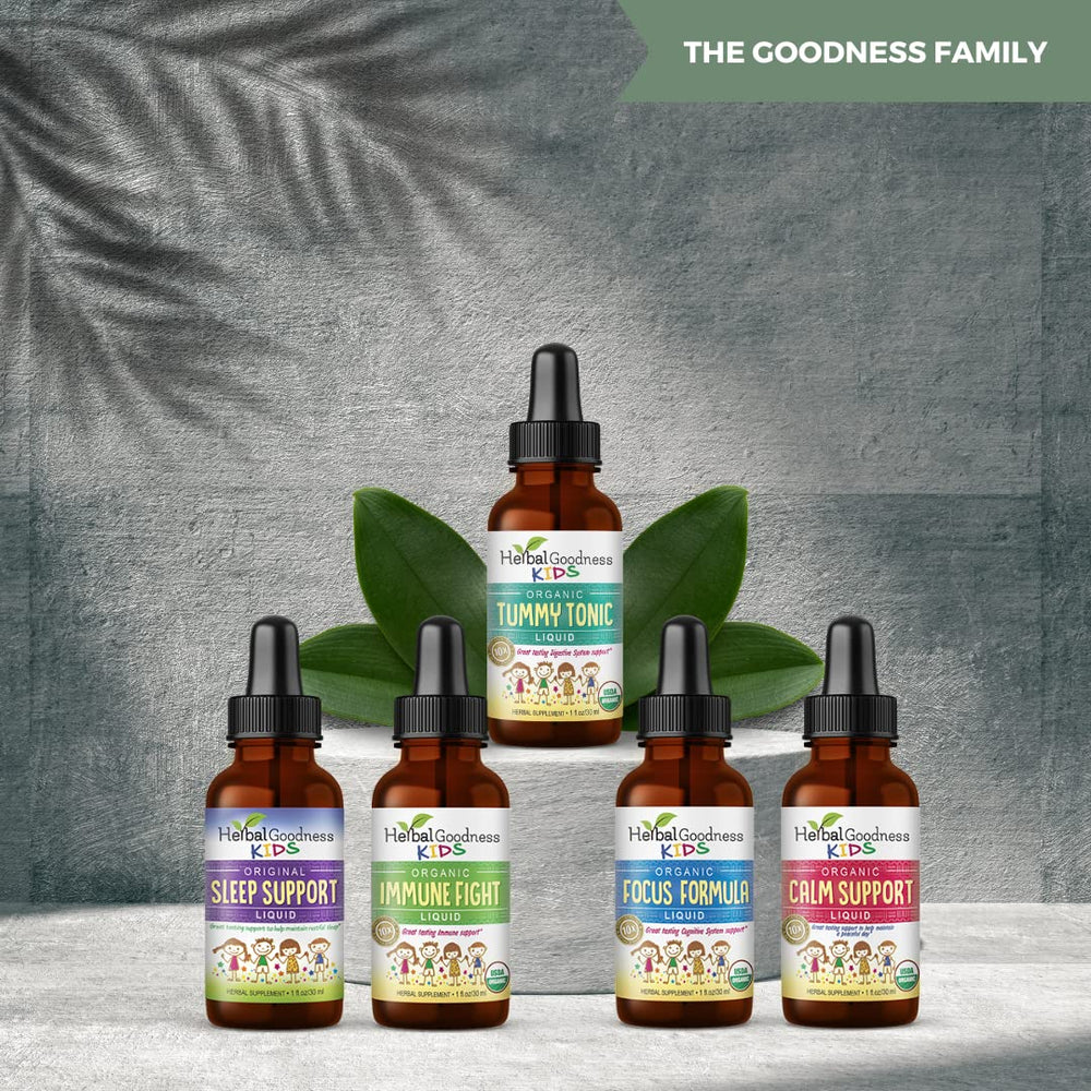 Ideal for kids during school and homework with Herbal Goodness Focus