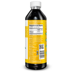 Herbal Goodness Mullein Leaf Extract lungs illustration emphasizes respiratory support.