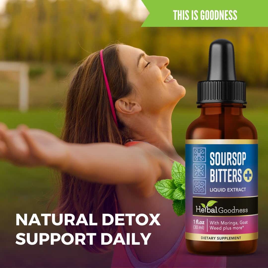 Herbal Goodness Soursop Bitters Drops packaging box ready for gifting and wellness.