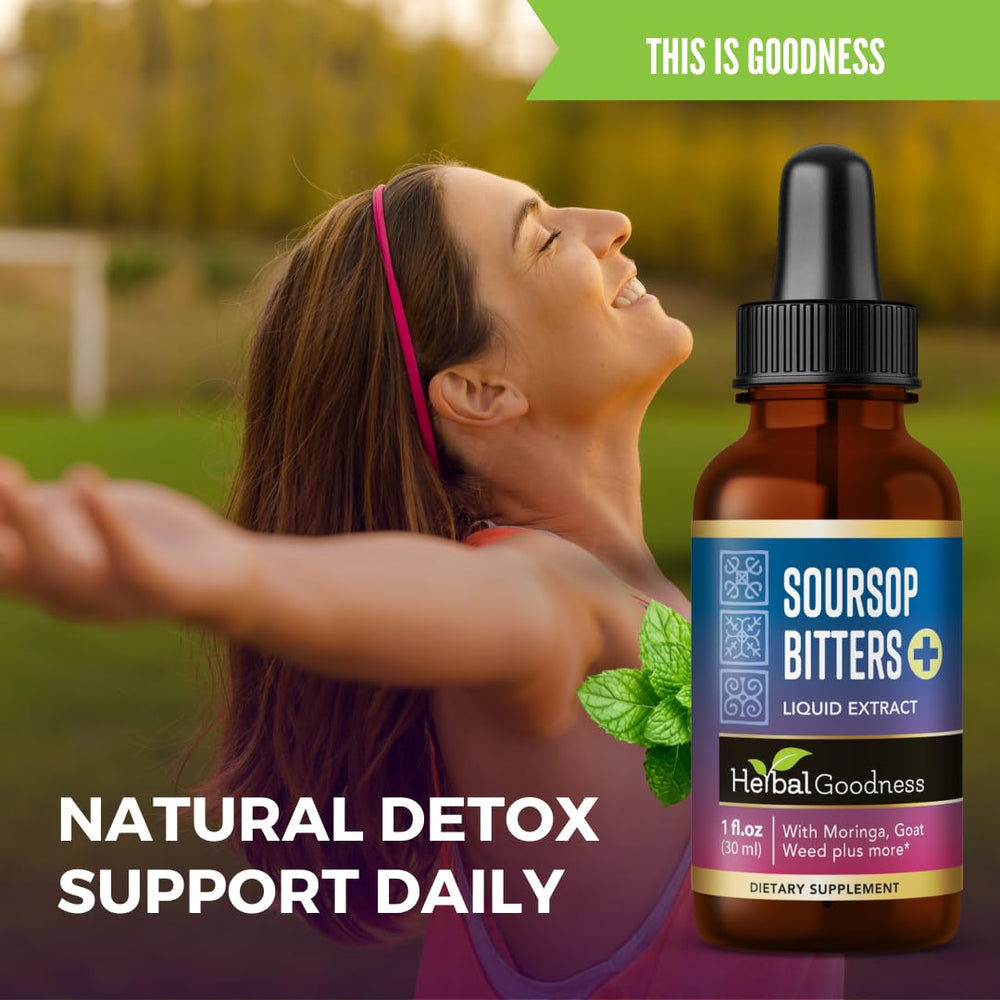 Herbal Goodness Soursop Bitters Drops packaging box ready for gifting and wellness.