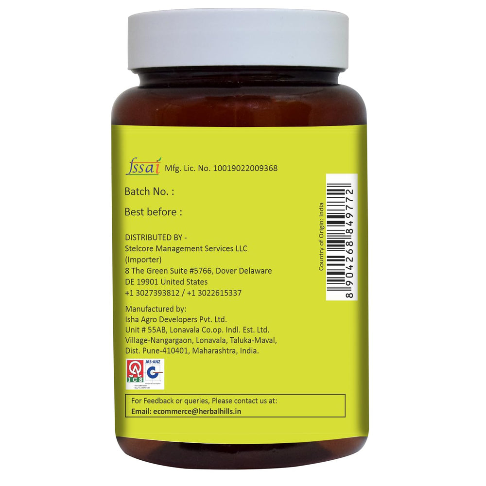 HERBAL HILLS Alfalfa Tablets close-up shows rich dark green color