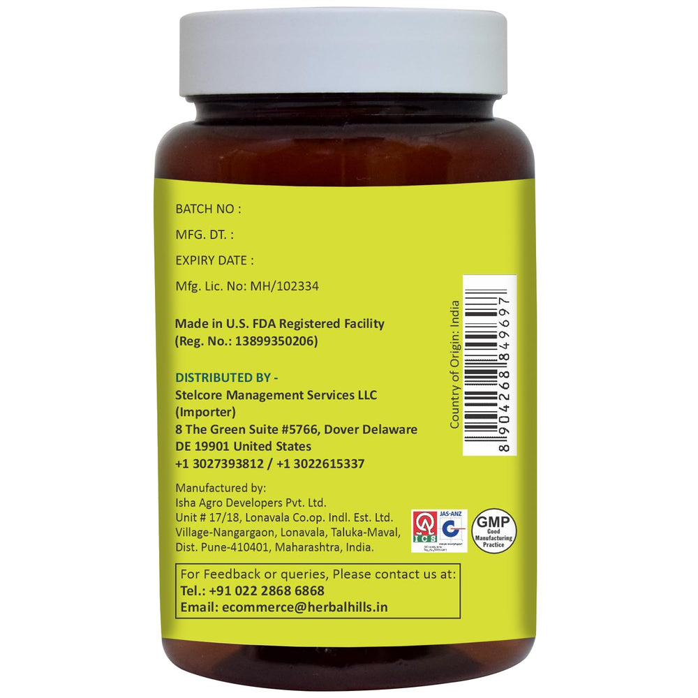 HERBAL HILLS Organic Bitter Melon powder pack for versatile use