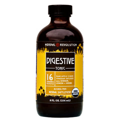 Herbal Revolution Digestive Tonic bottle front showing accessible digestive support