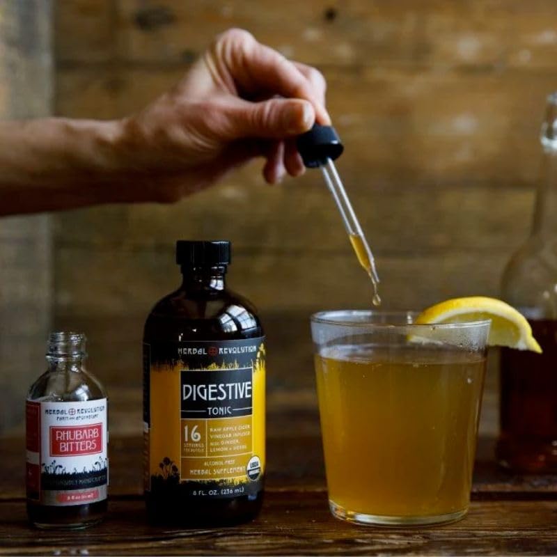 Herbal Revolution Digestive Tonic citrus ginger aroma enhances daily routine