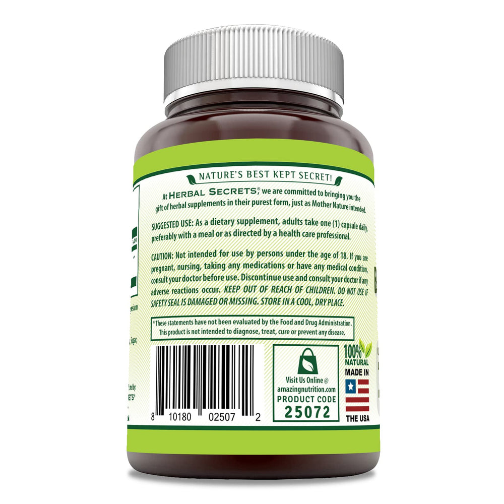 Herbal Secrets Boswellia capsules close-up for daily wellness routine