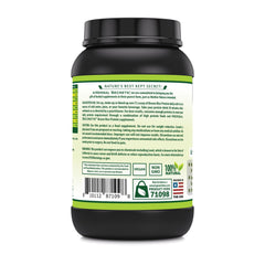Herbal Secrets Brown Rice Protein Powder on counter ready for daily vegan protein