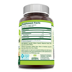 Herbal Secrets Fenugreek capsules 180-count illustrate plant-based convenience for daily routines.