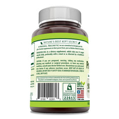 Herbal Secrets psyllium husk GMP label signals quality and third-party testing