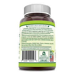 Herbal Secrets Triphala packaging front highlights non-GMO and gluten-free credentials.
