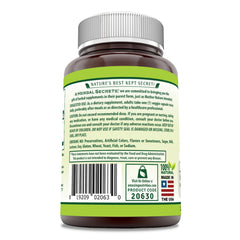 Herbal Secrets Triphala packaging highlights USA-made third-party tested quality