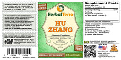 Herbal Terra Hu Zhang dried root segments image highlighting versatile herbal use.