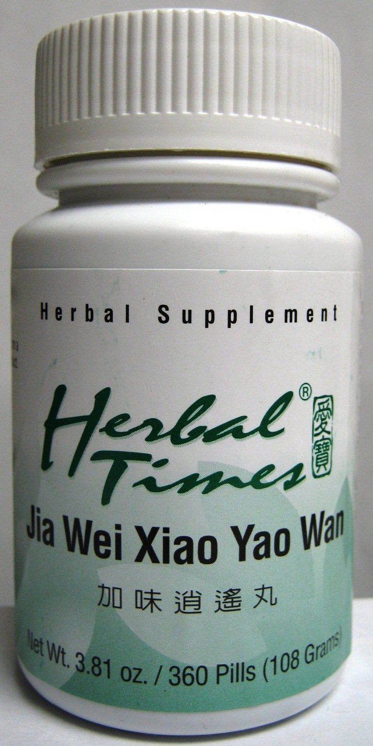 Herbal Times Jia Wei Xiao Yao Wan 360s bottle supports daily balance and easy routine
