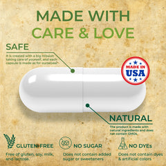 HERBALICIOUS Chicory Root Supplement capsules shown for convenient daily prebiotic use.