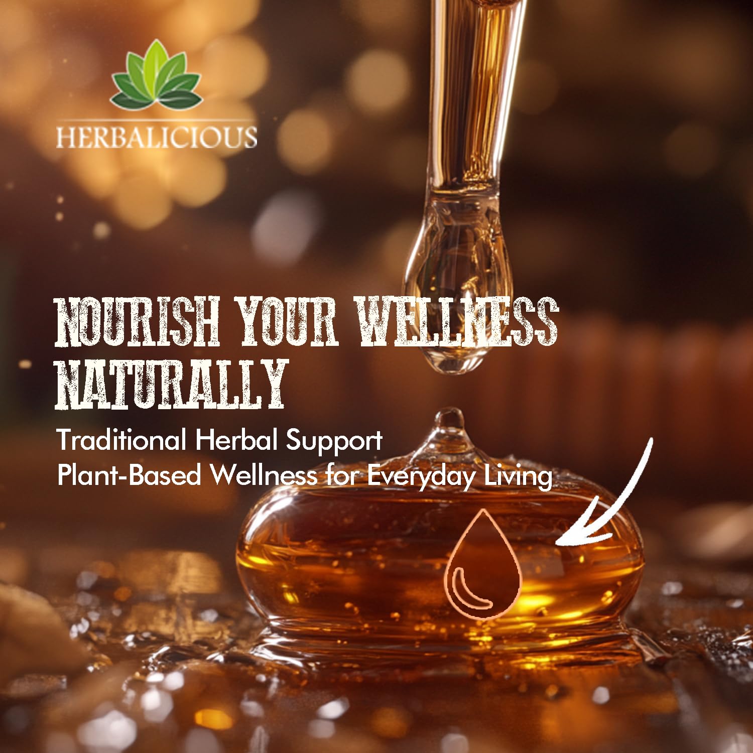 HERBALICIOUS GMP-certified facility seal for consistent quality control.