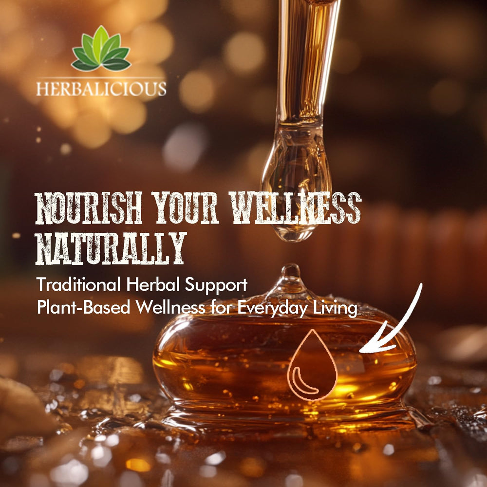 HERBALICIOUS GMP-certified facility seal for consistent quality control.