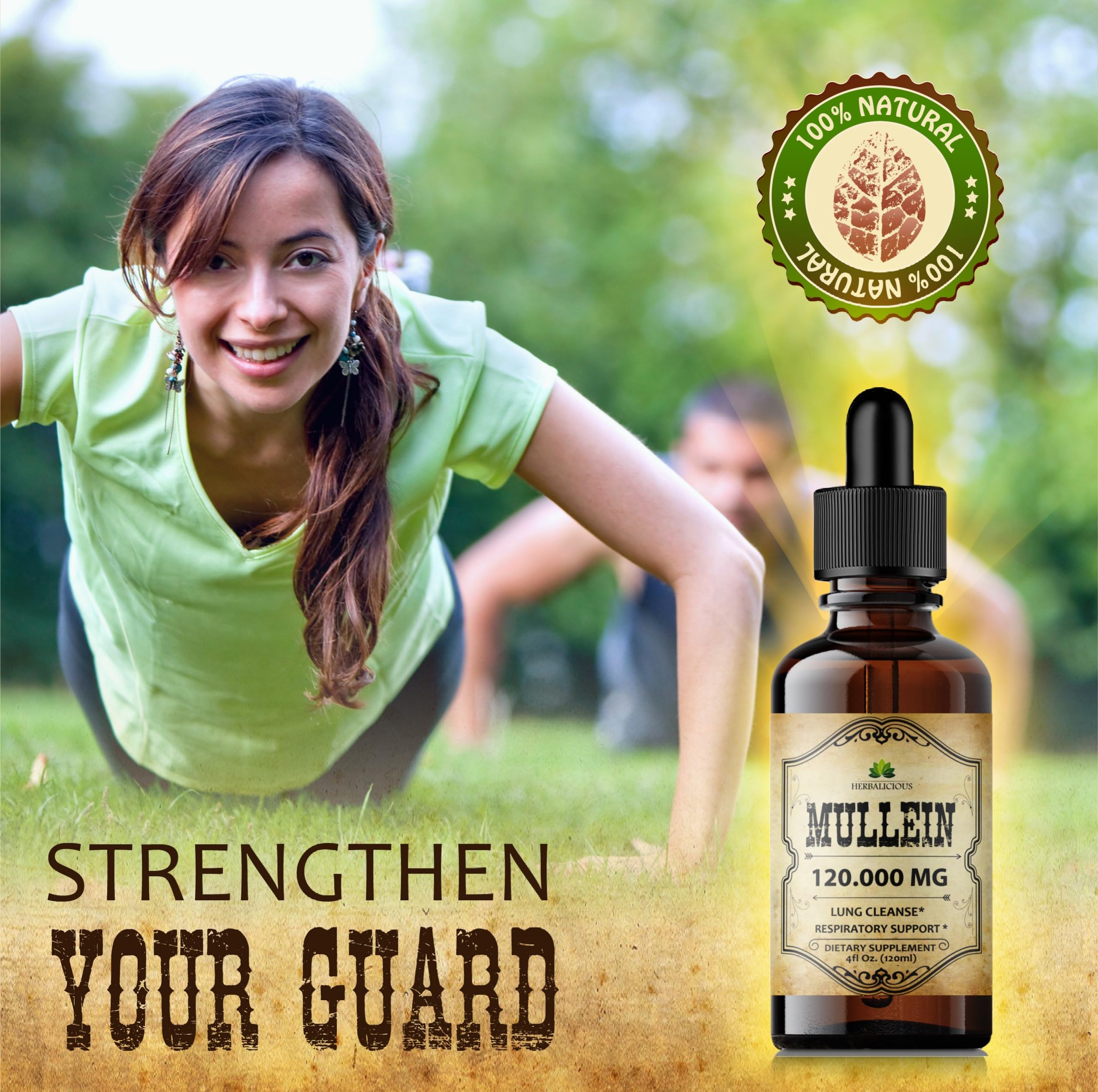 Daily use of HERBALICIOUS Mullein Drops for ongoing respiratory support
